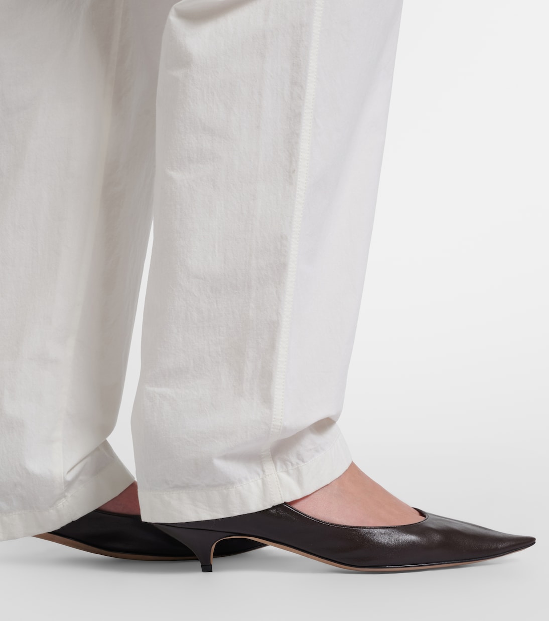Liisa Three leather pumps | The Row