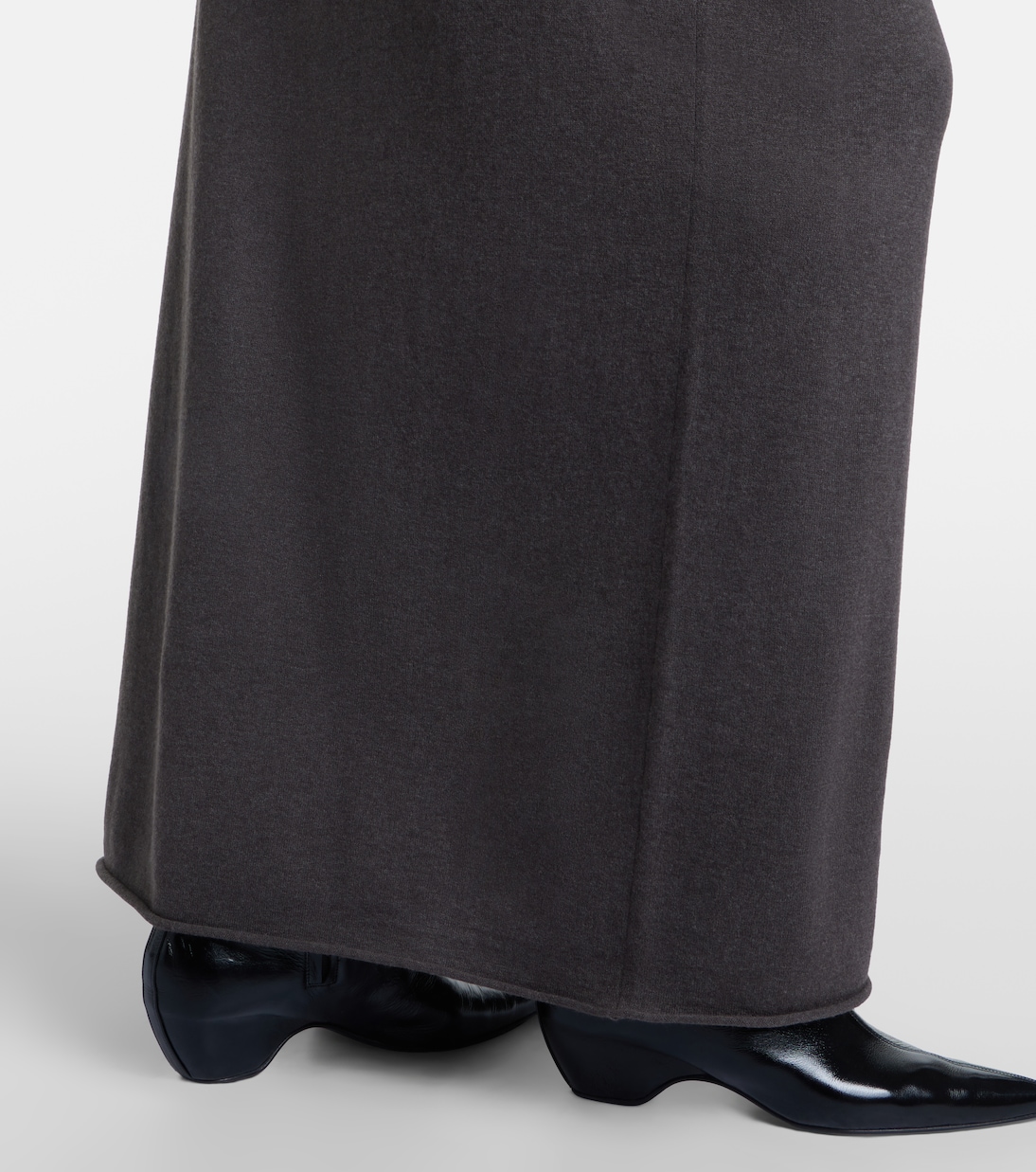 Charlotta cotton and cashmere maxi skirt | Lisa Yang