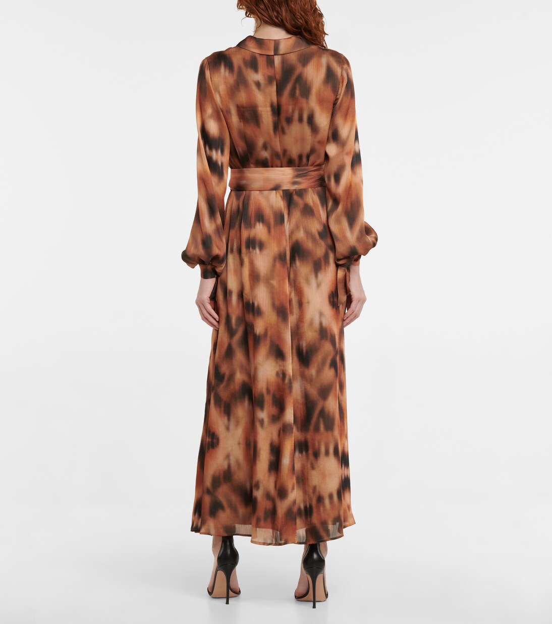 Robe portefeuille Cabana à motif léopard | Galvan