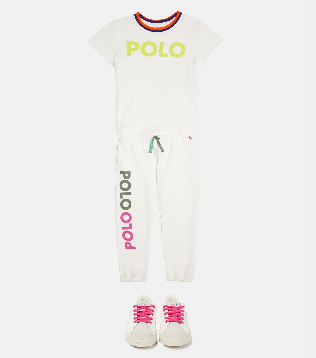 Logo cotton-blend sweatpants | Polo Ralph Lauren Kids