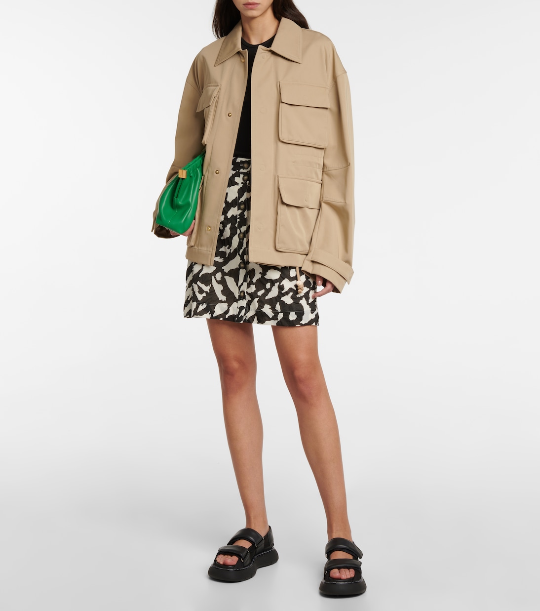 Minirock Lycka aus Baumwolle | Nanushka