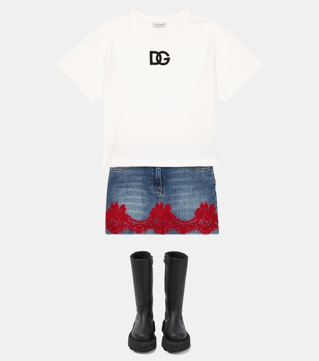 Denim skirt | Dolce&Gabbana Kids