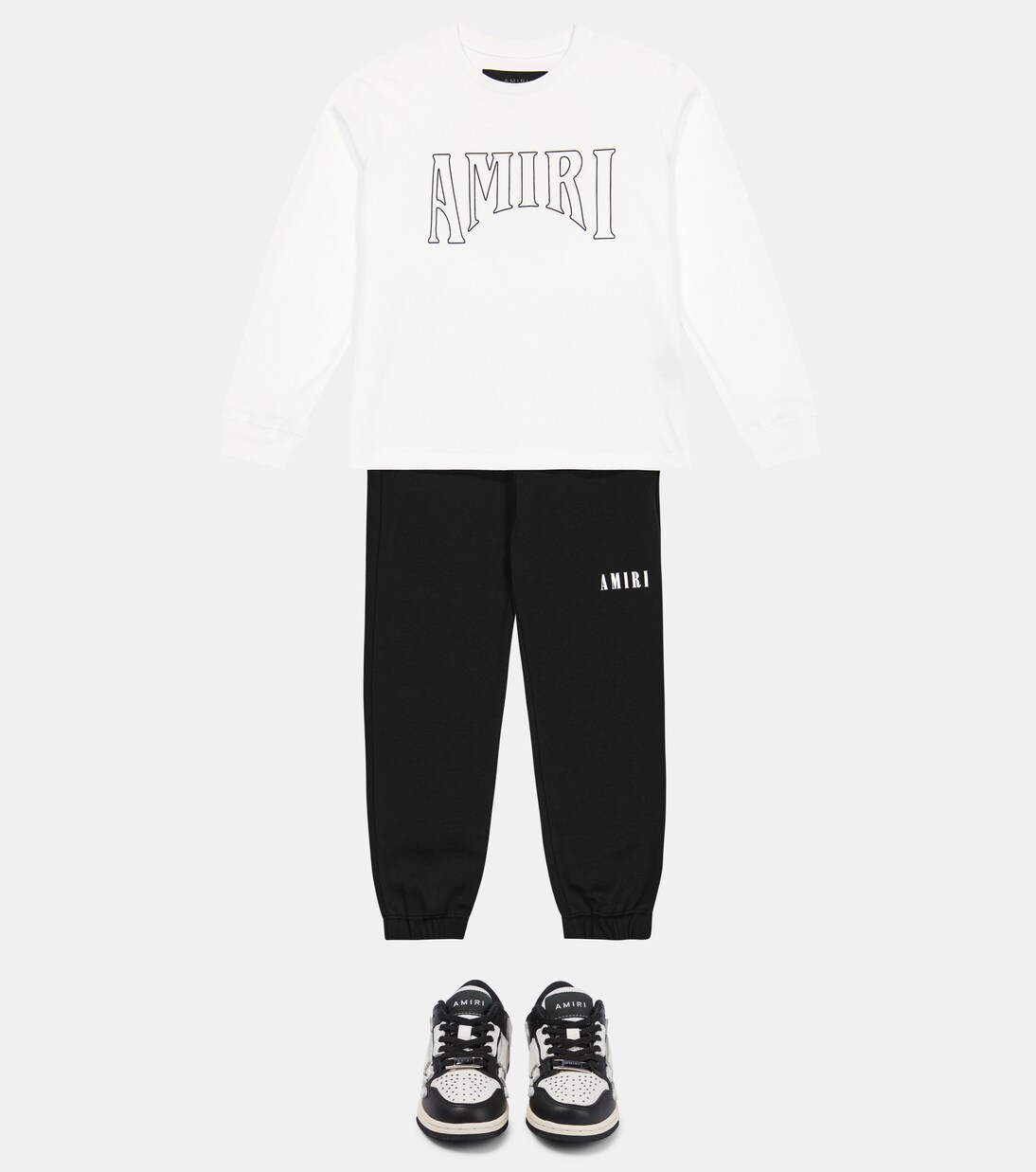 Logo cotton jersey sweatshirt | Amiri Kids