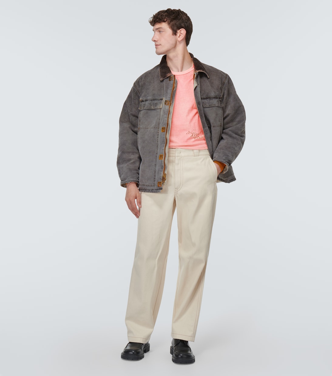 Distressed cotton jersey T-shirt | NotSoNormal