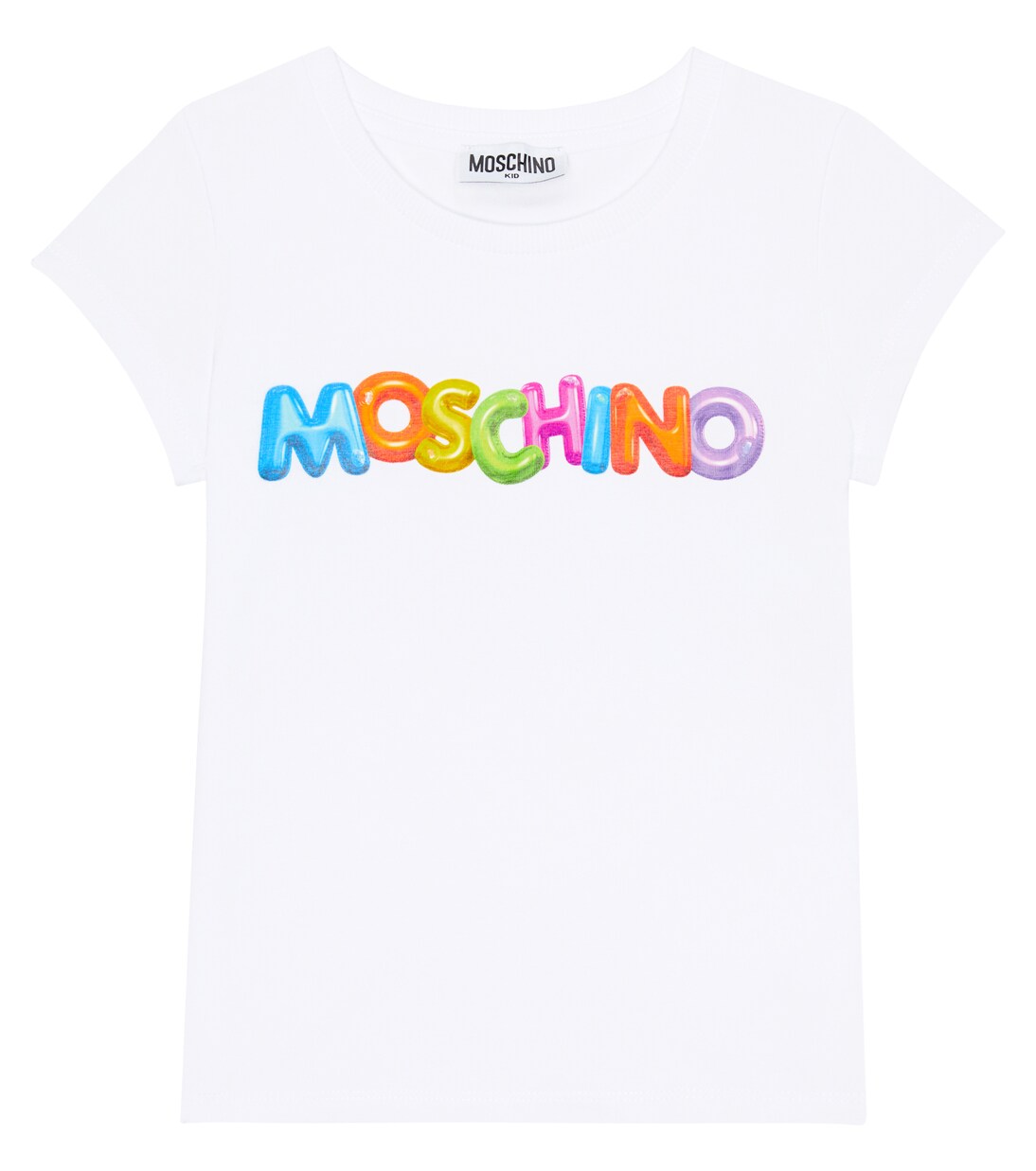 Printed cotton-blend T-shirt | Moschino Kids