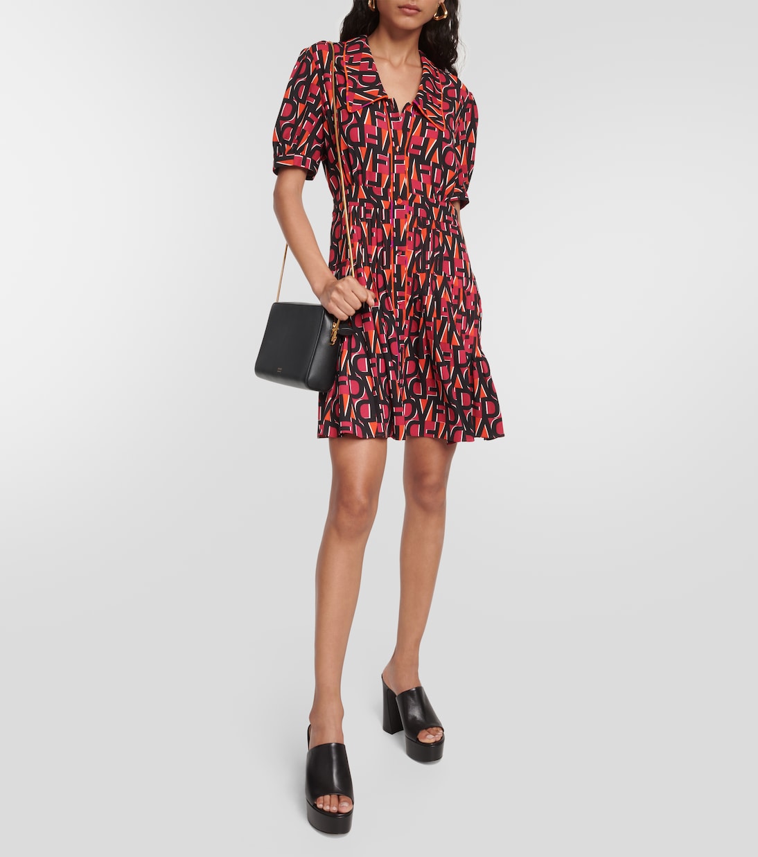 Robe Darius à logo | Diane von Furstenberg