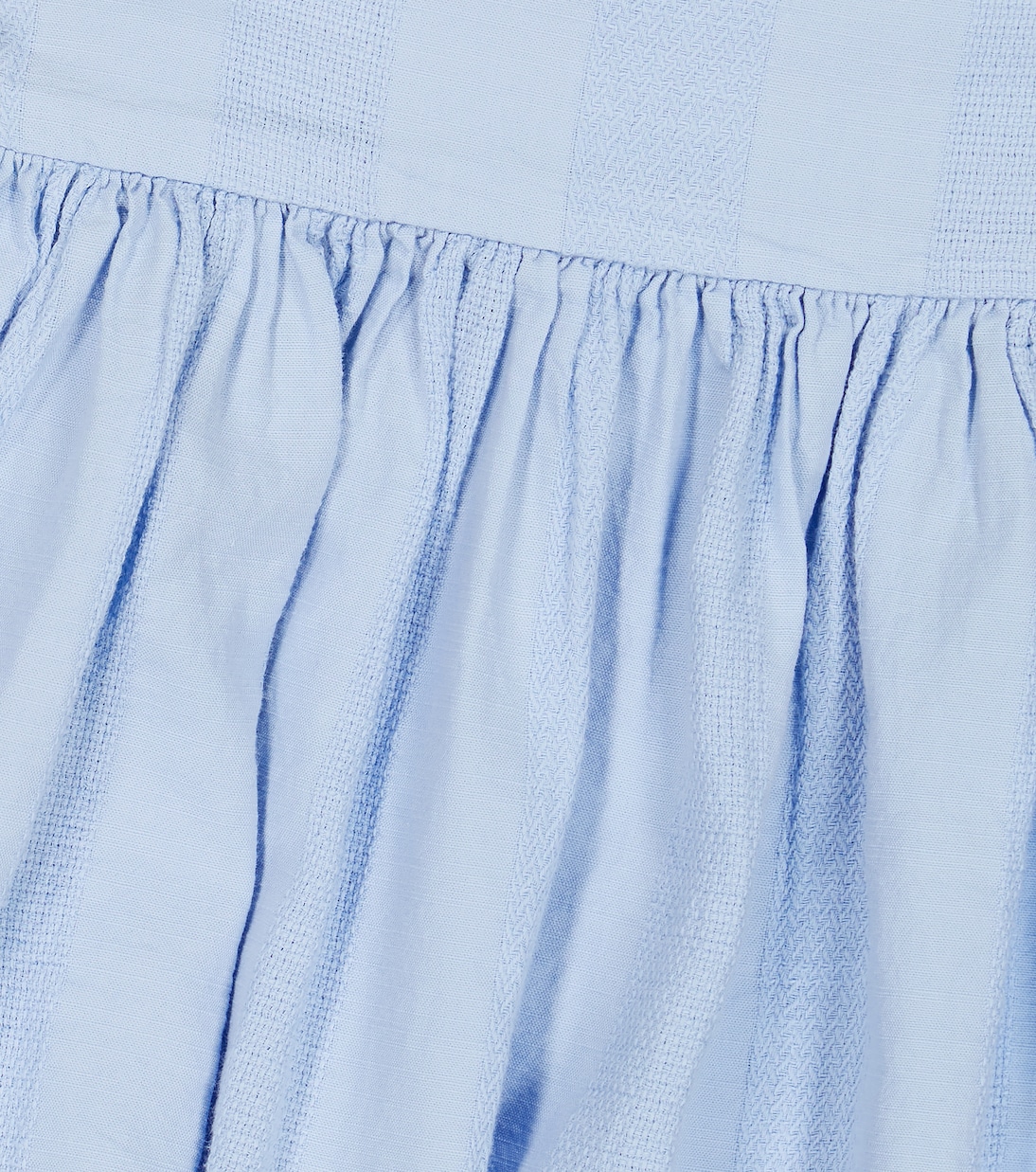 Sky ruffled cotton poplin top | Morley