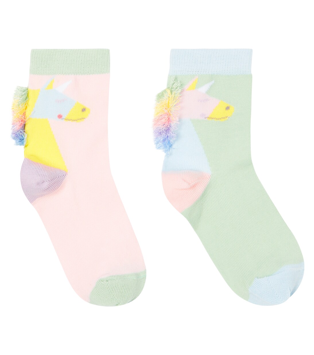 Printed cotton-blend socks | Stella McCartney Kids