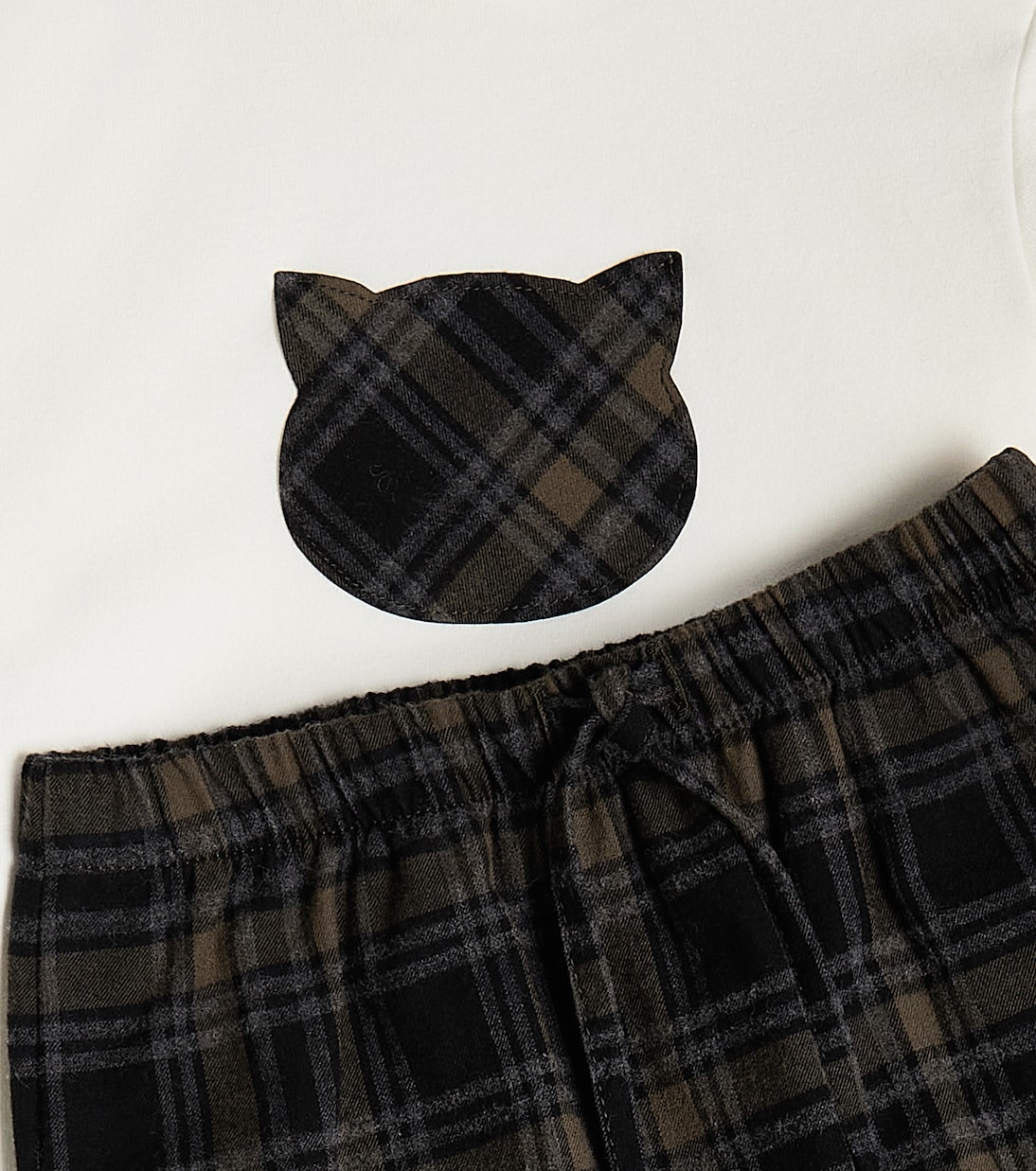 Baby checked top and pants set | Il Gufo