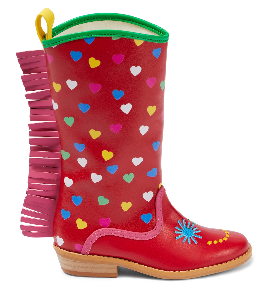 Printed fringed cowboy boots | Stella McCartney Kids