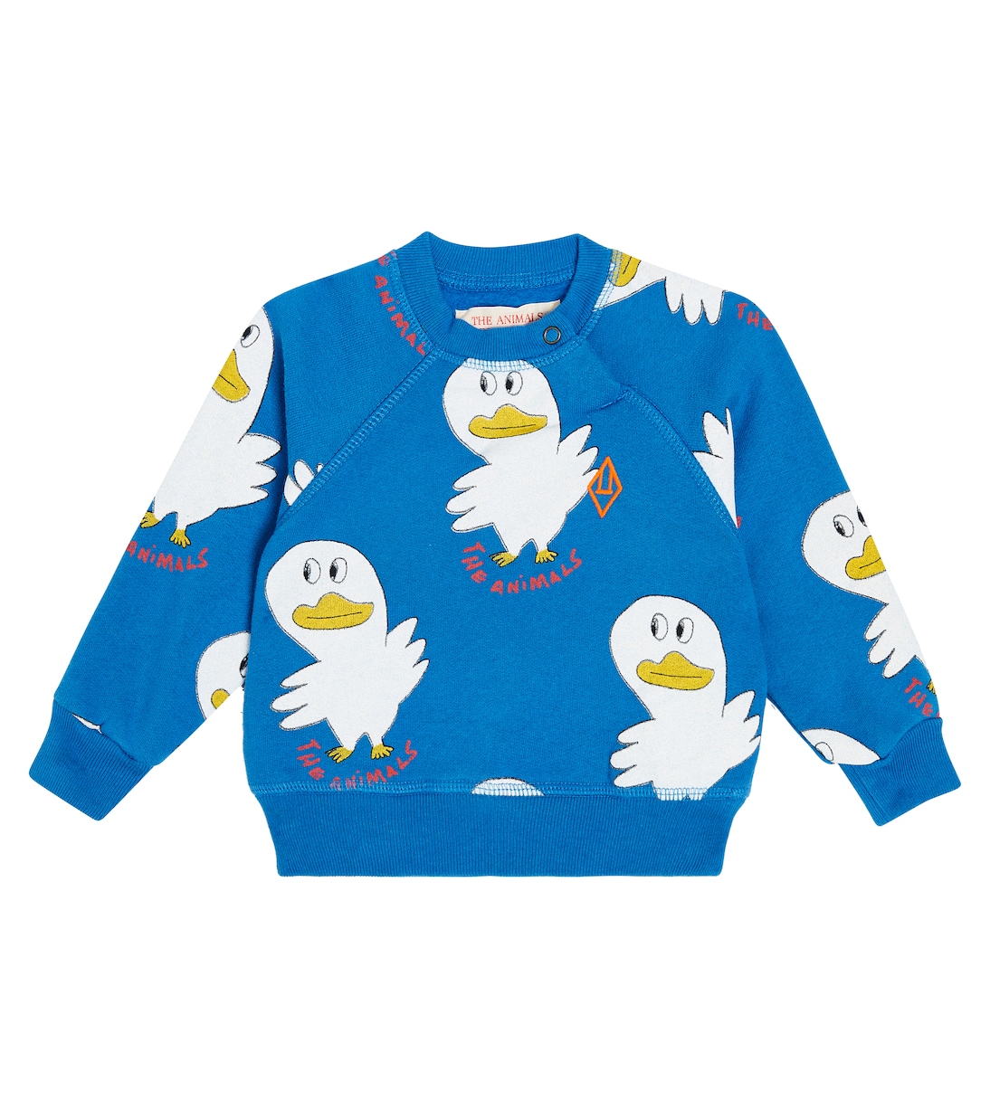 Baby Duck printed cotton sweatshirt | The Animals Observatory