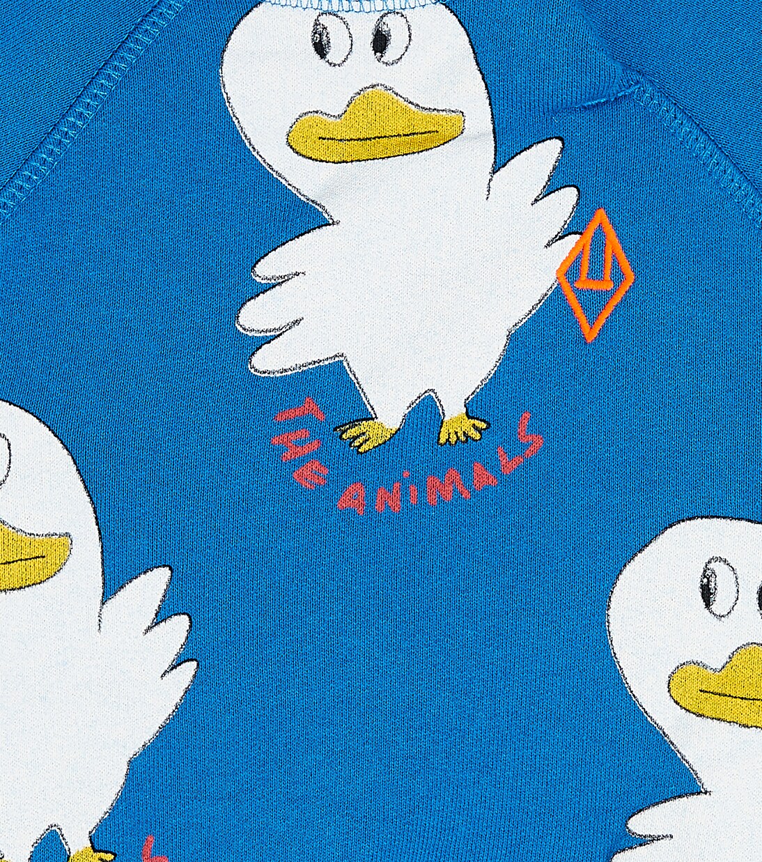 Baby Duck printed cotton sweatshirt | The Animals Observatory