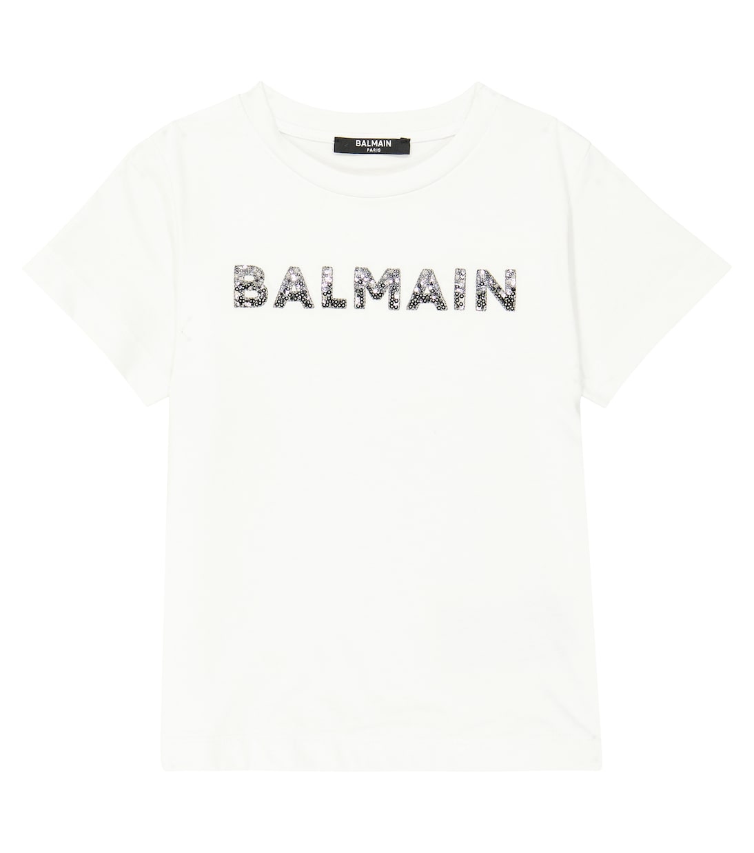 Logo cotton jersey T-shirt | Balmain Kids