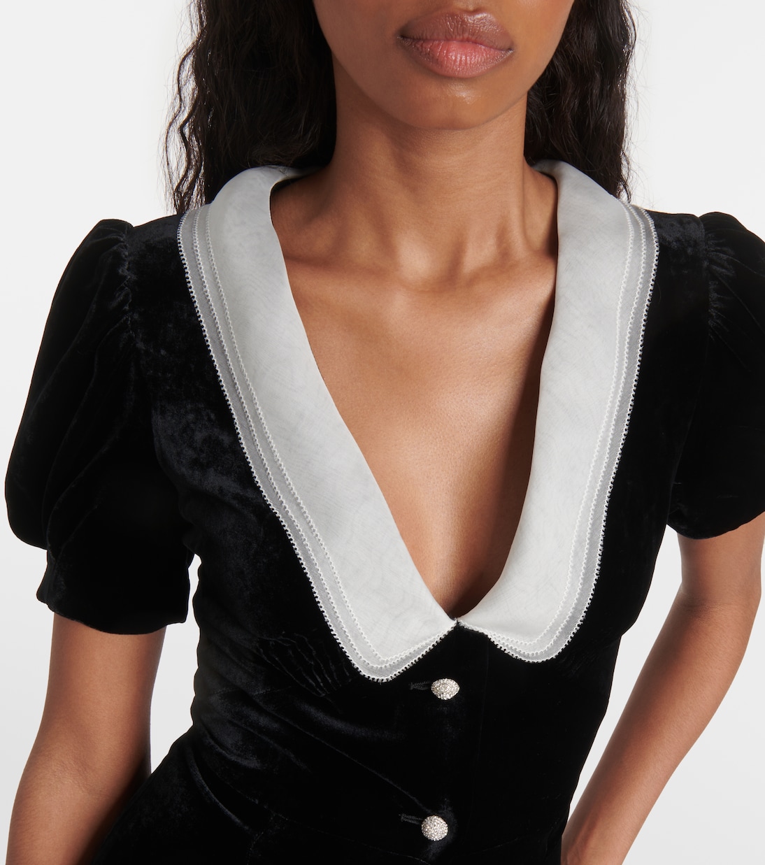 Robe en velours et soie | Miu Miu