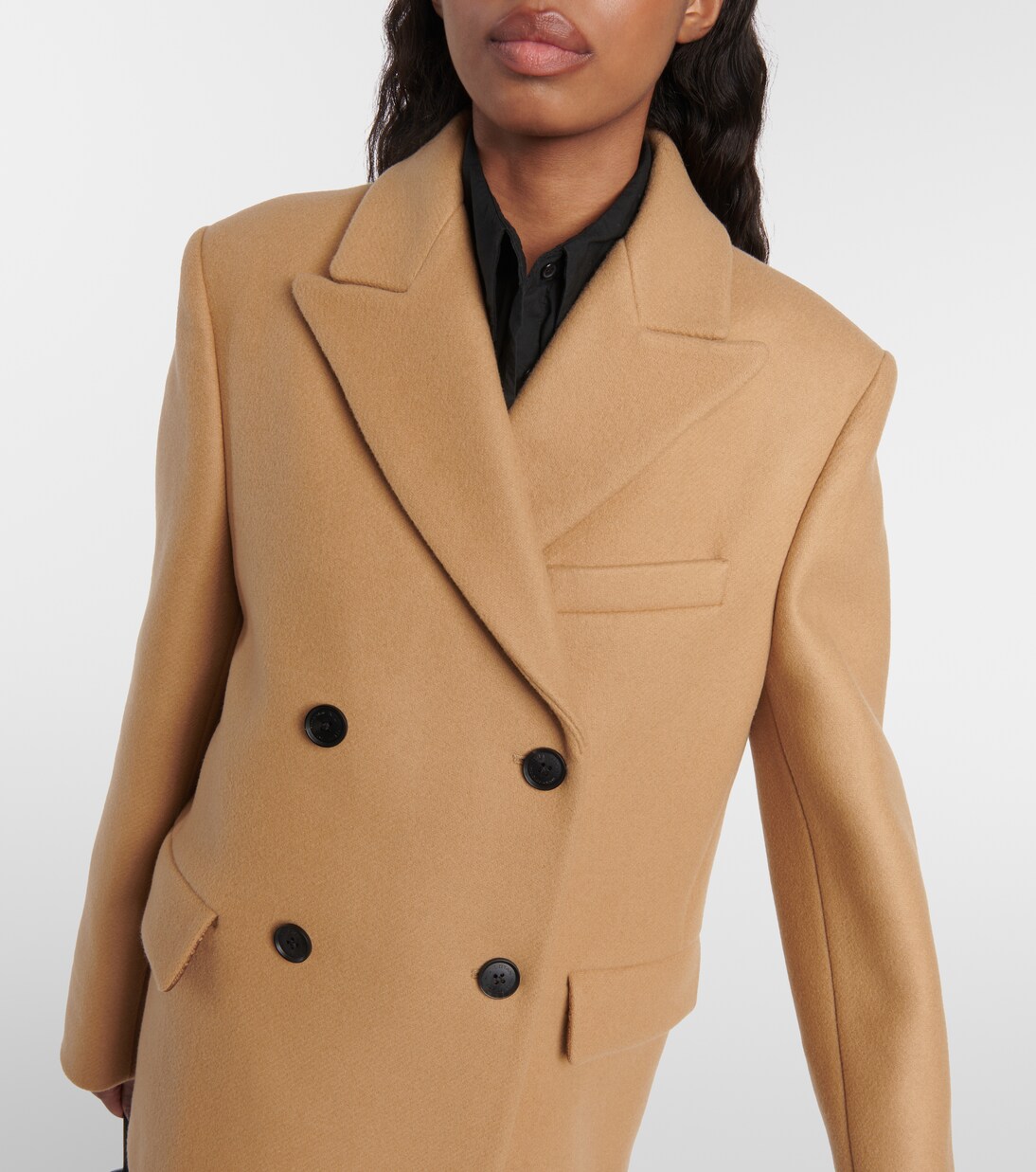 Abrigo cruzado Vianney de lana virgen | Nili Lotan