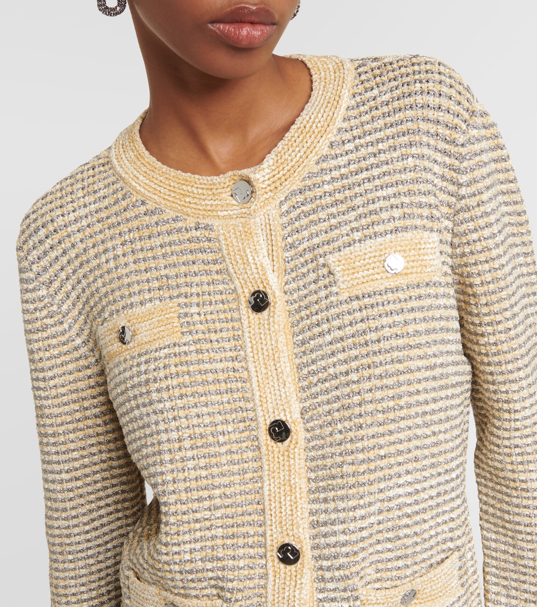 Cardigan Kendra aus Samt | Tory Burch