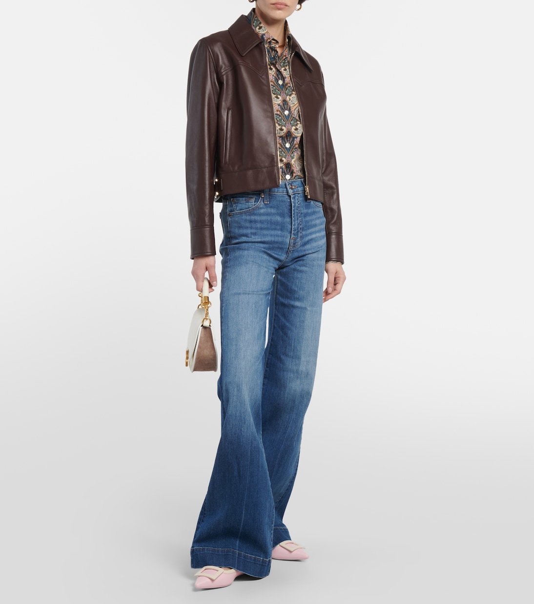 Gommettine Ball patent leather ballet flats | Roger Vivier