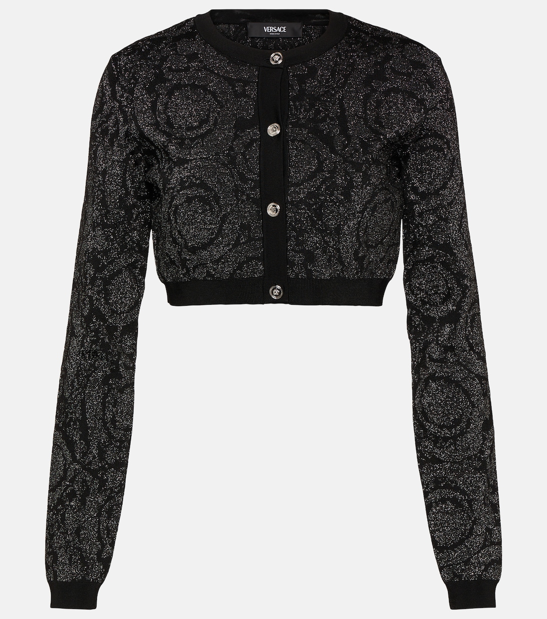 Cropped-Cardigan Barocco | Versace