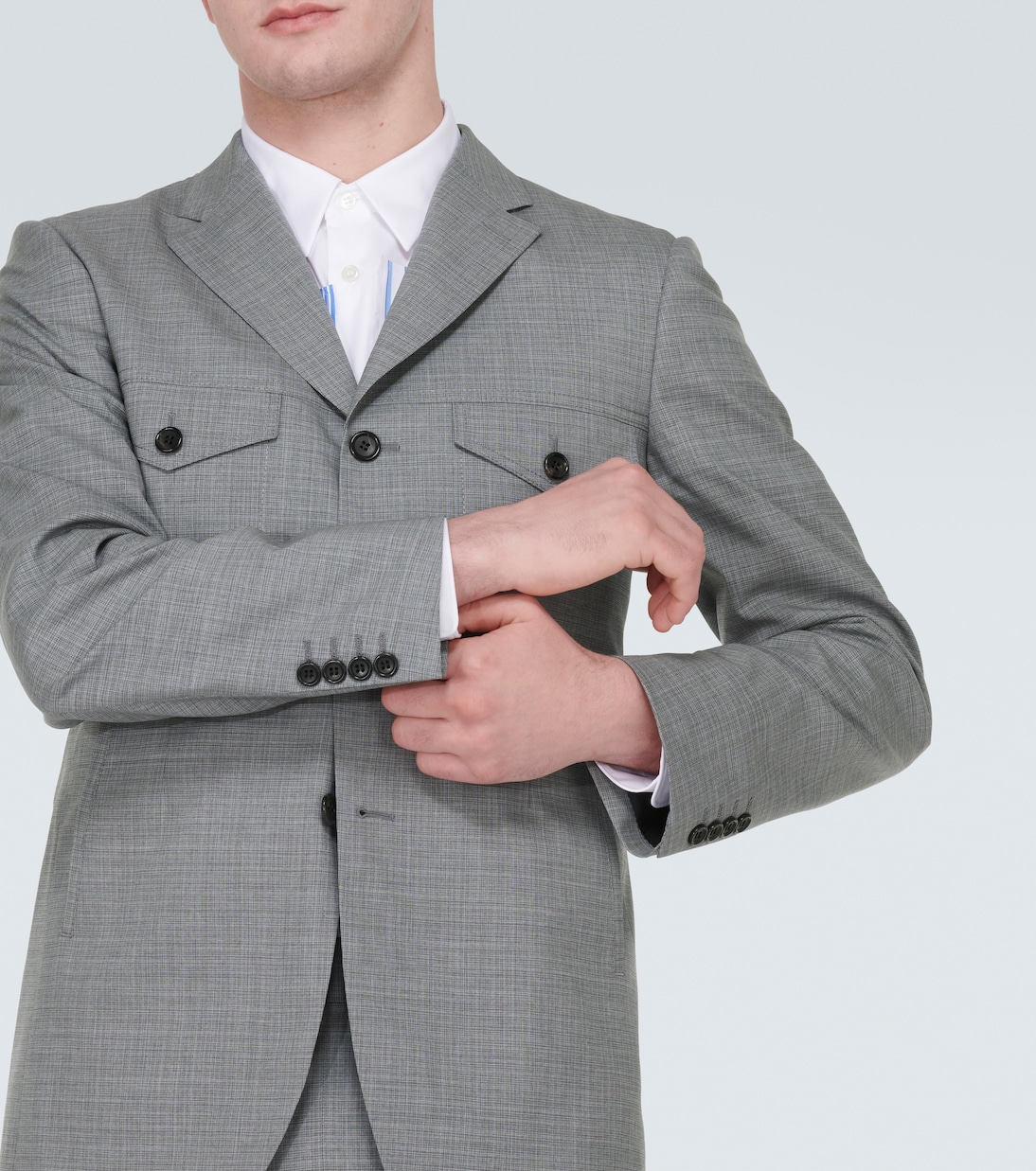 Checked wool blazer | Comme des Garçons Homme Deux