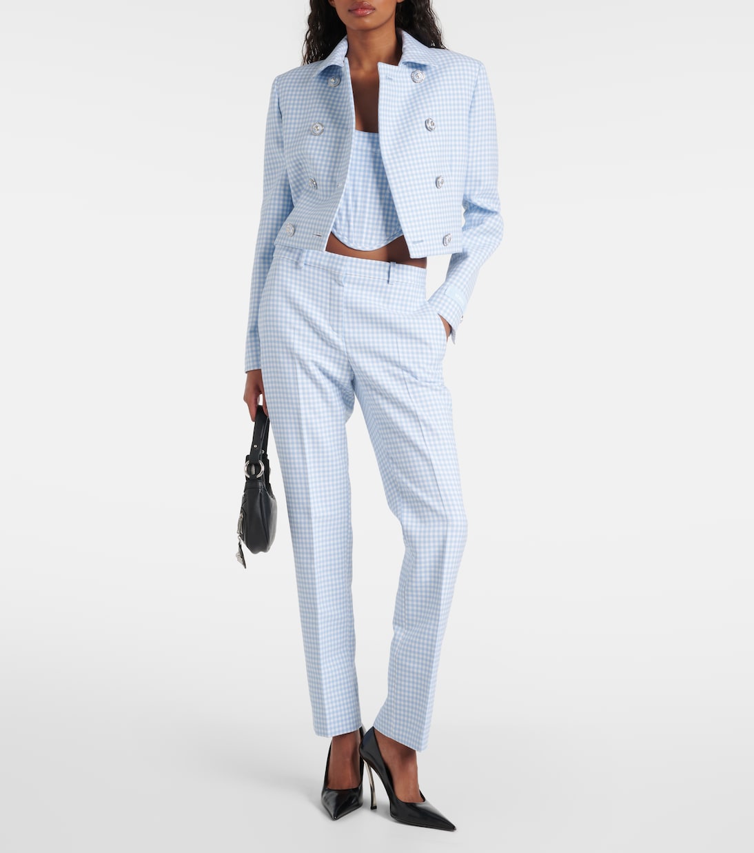 Bustier-Top Medusa '95 aus Schurwolle | Versace