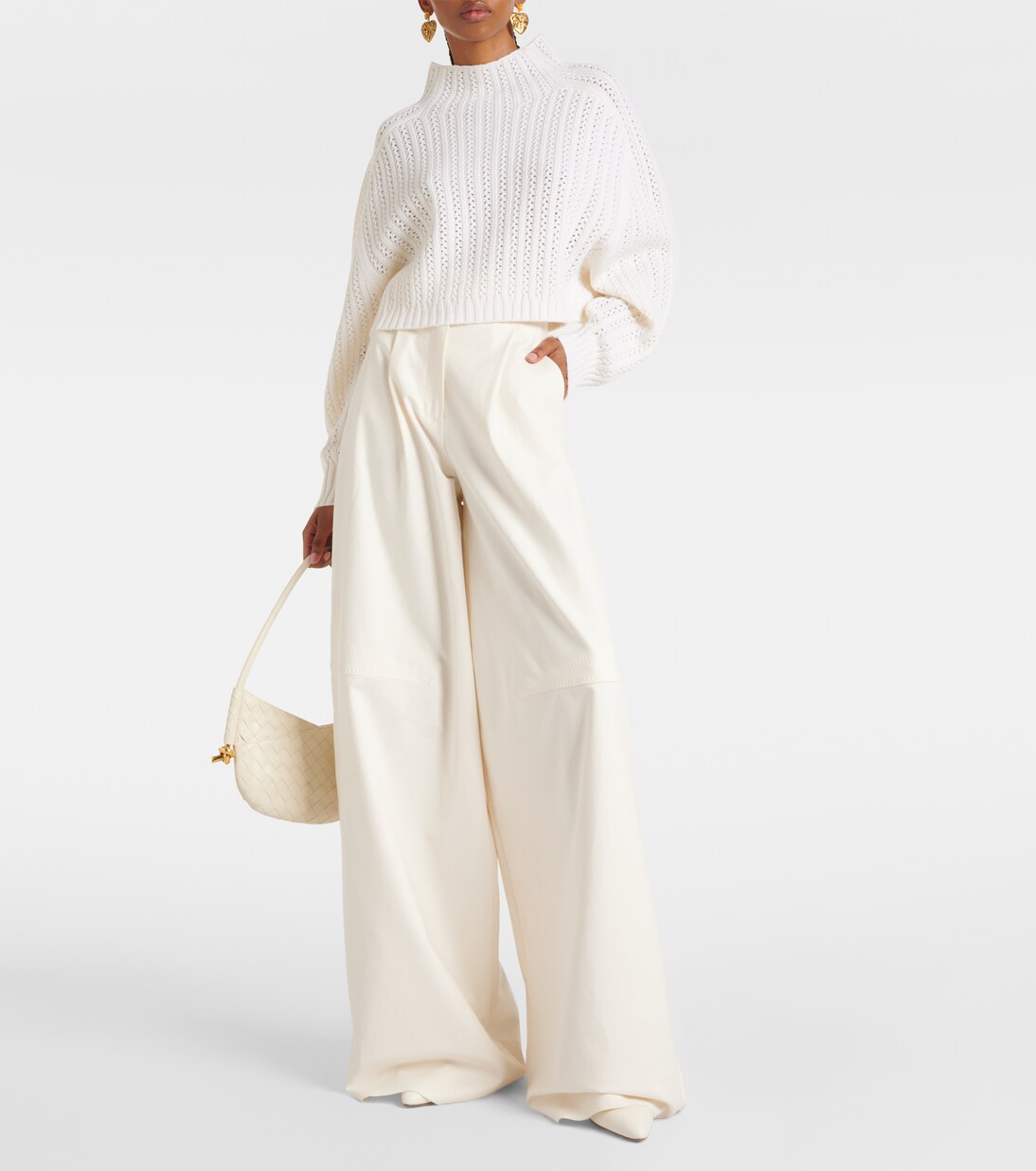 Weite Hose Avoriaz aus einem Baumwollgemisch | Max Mara