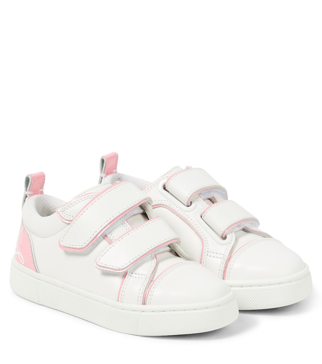 Funnyto Scratch leather sneakers | Christian Louboutin Kids