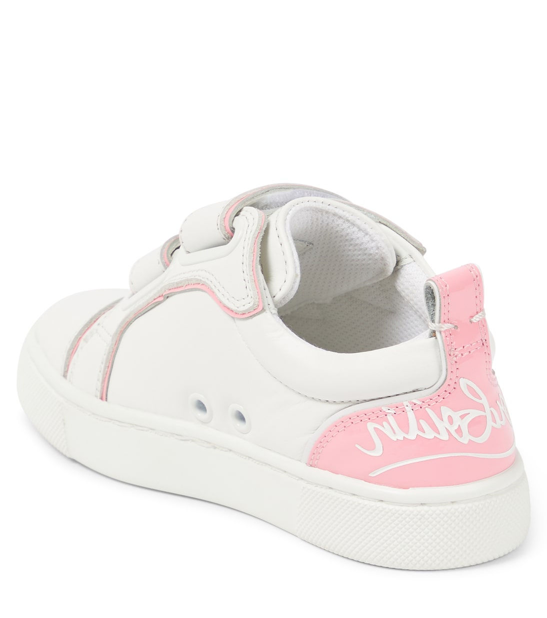 Funnyto Scratch leather sneakers | Christian Louboutin Kids