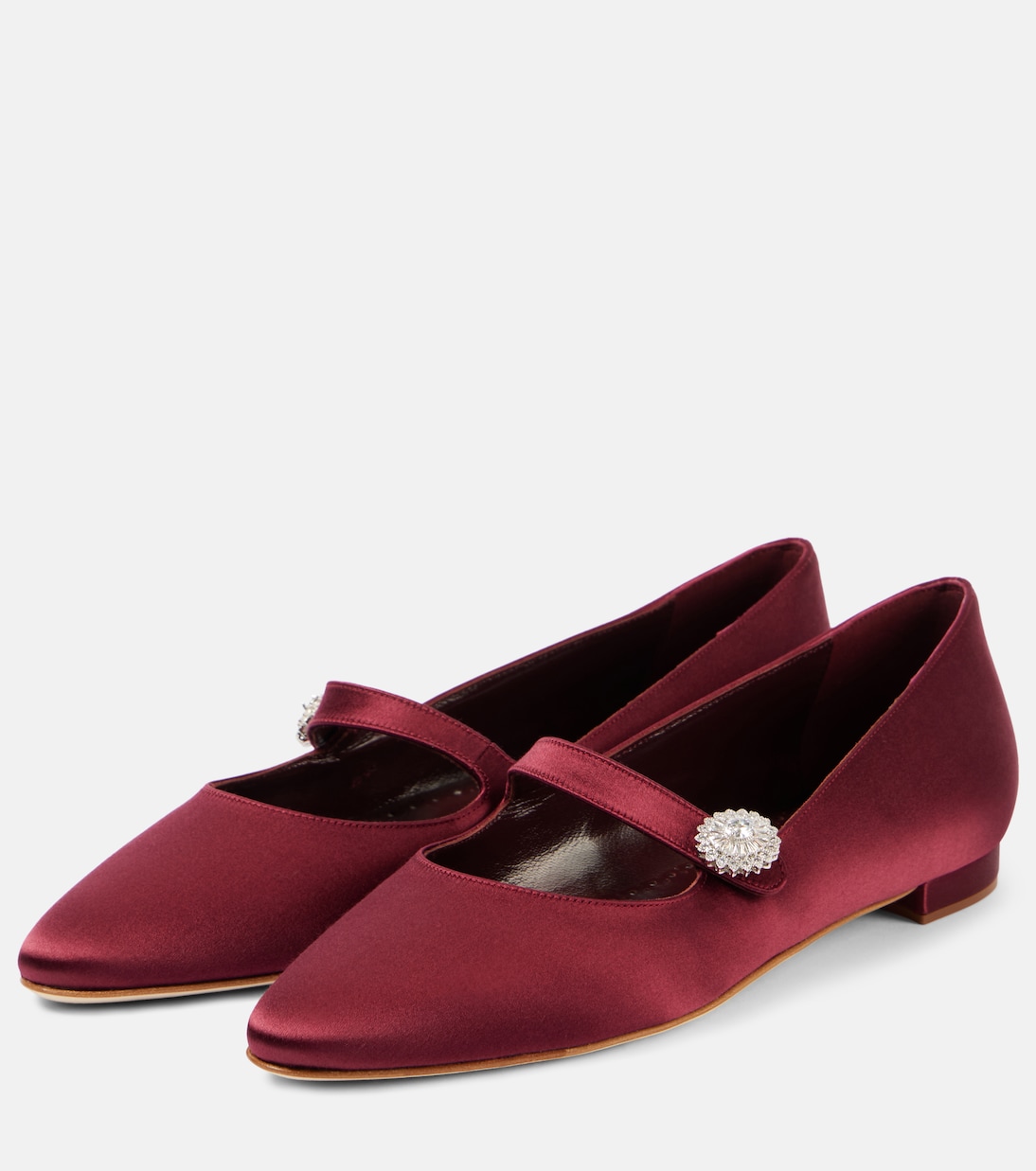Marijanaflat embellished Mary Jane flats | Manolo Blahnik
