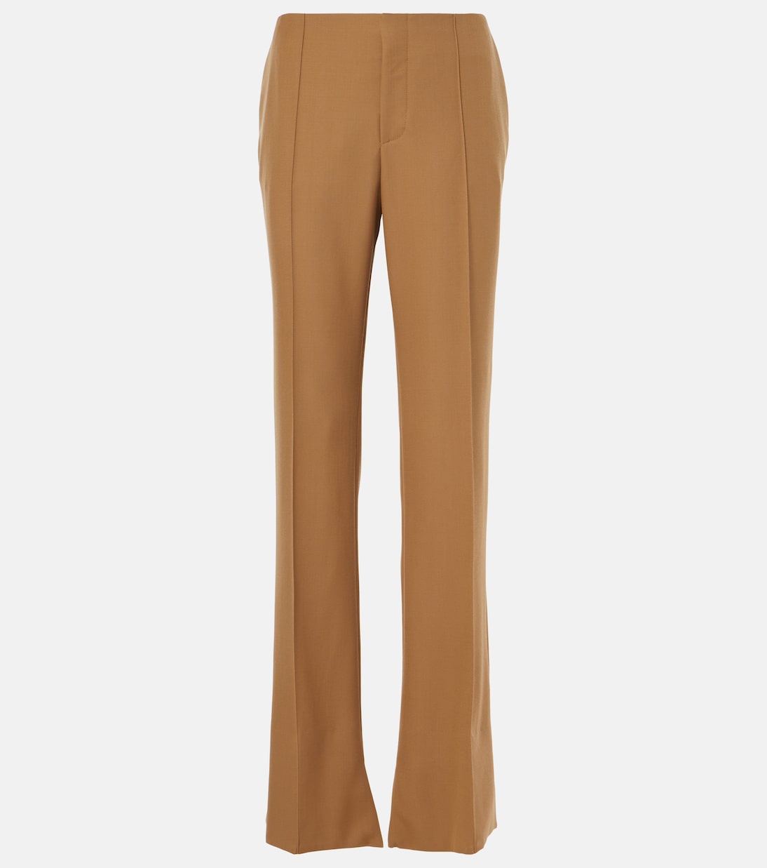 Gerade Mid-Rise-Hose aus Wolle | Chloé