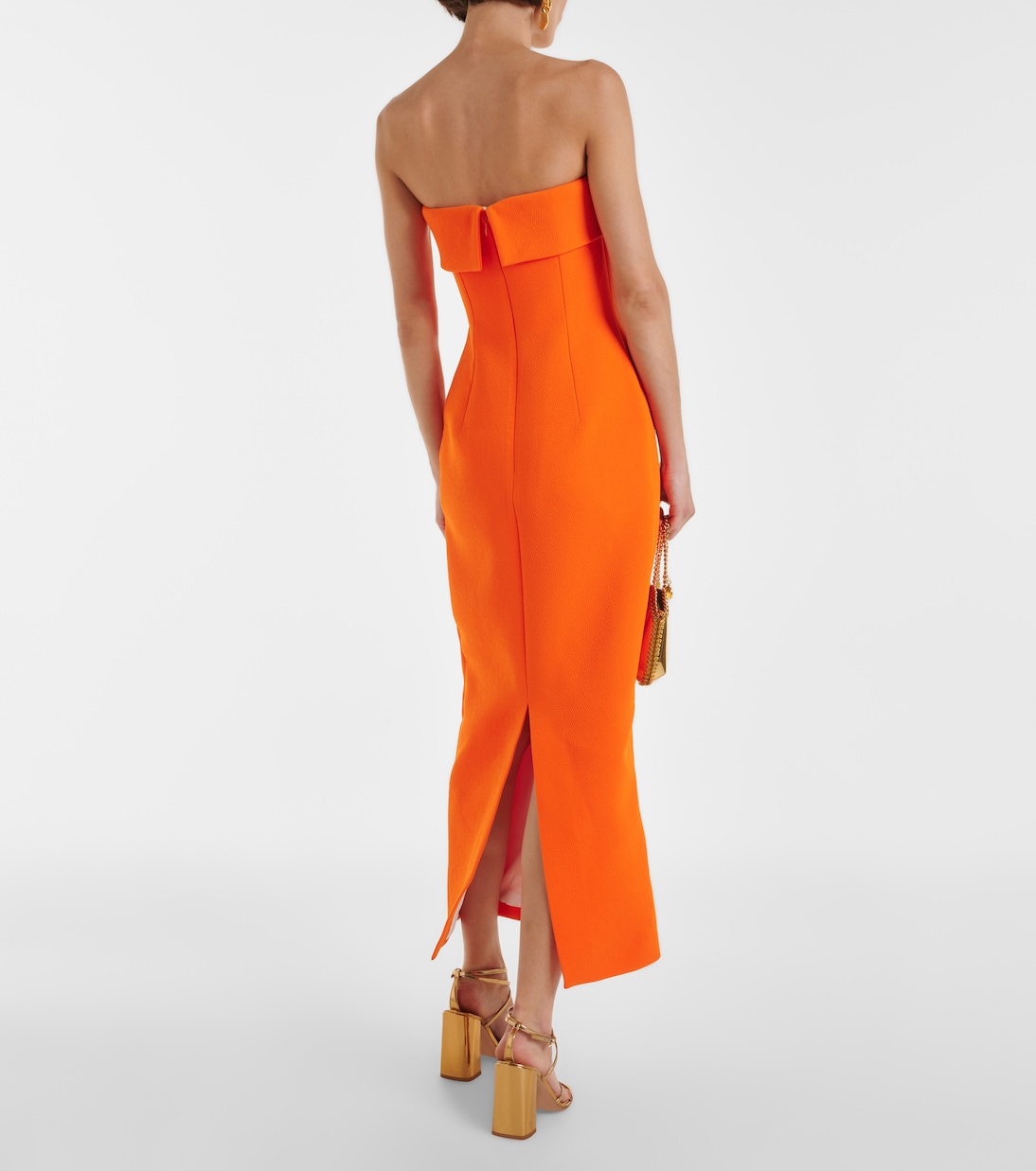 Robe bustier Keeley en crêpe | Emilia Wickstead