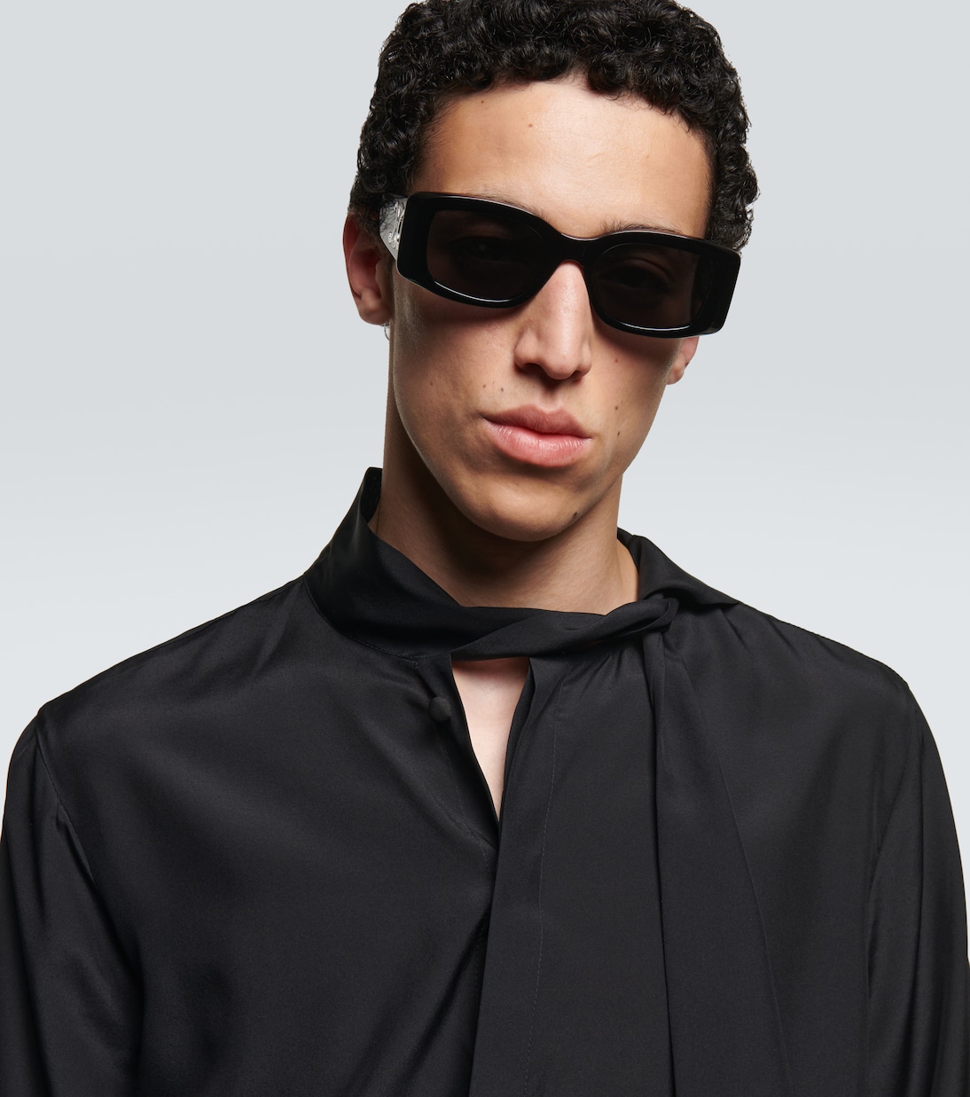 Triomphe XL 01 rectangular sunglasses | Celine Eyewear