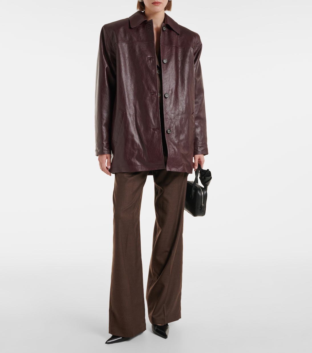 Giacca oversize in pelle | Magda Butrym