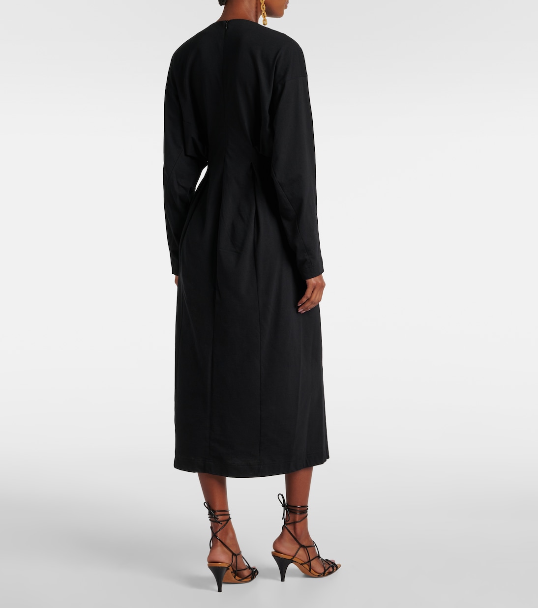 Robe midi en coton | Plan C