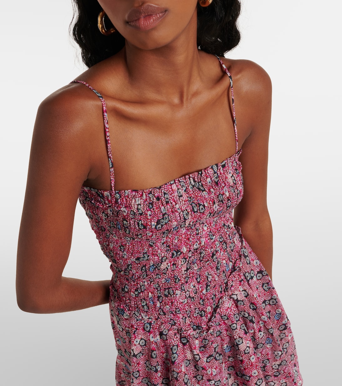 Robe Anka imprimée en coton | Marant Etoile