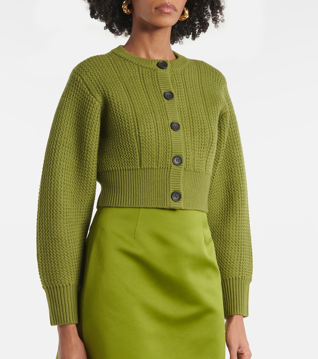 Cropped-Cardigan Albert aus Wolle | Emilia Wickstead