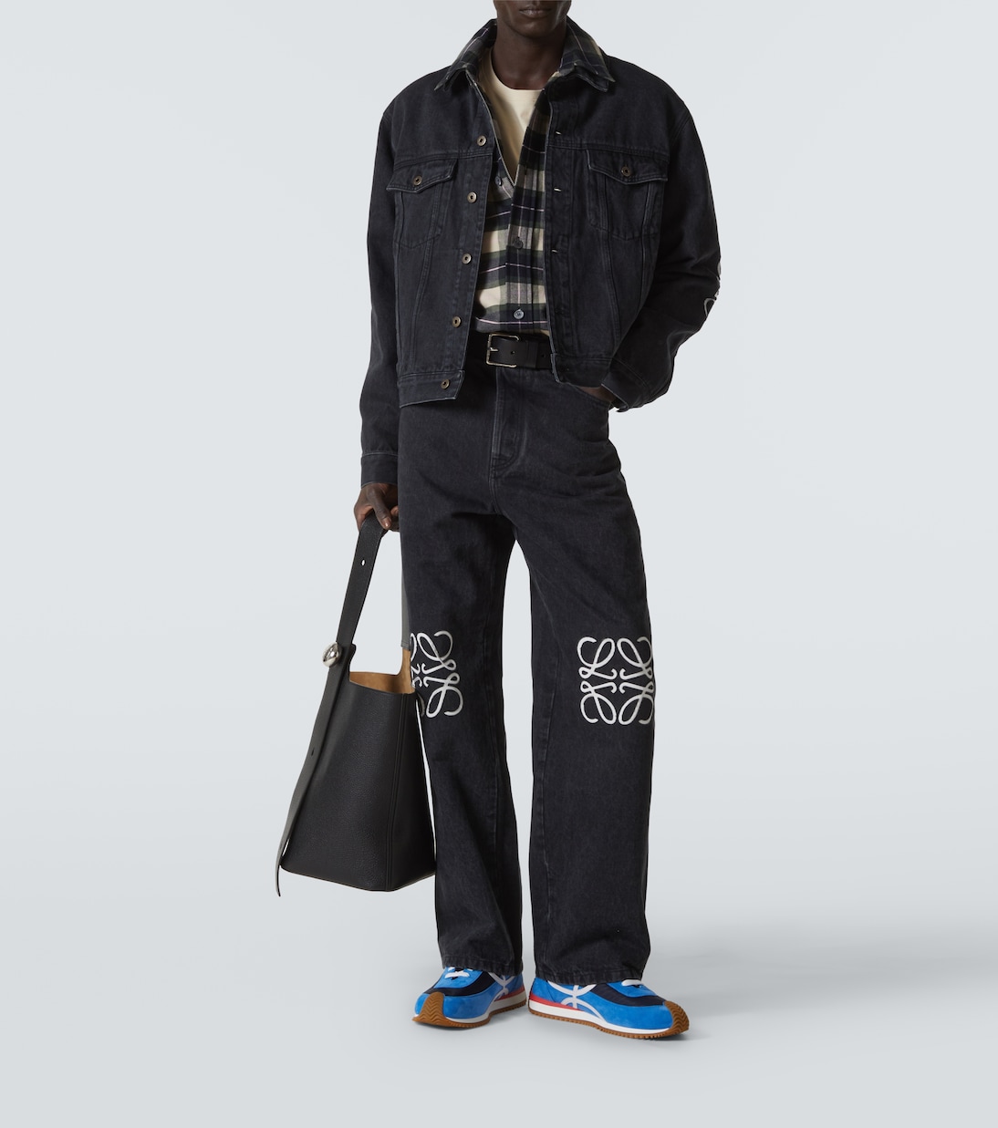 Anagram wide-leg jeans | Loewe