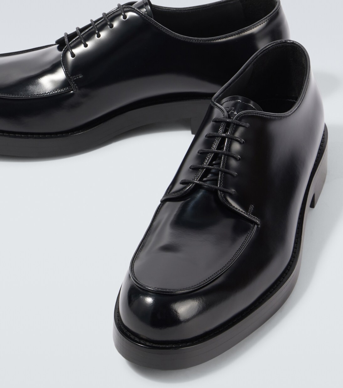 Stringate Derby in pelle | Prada