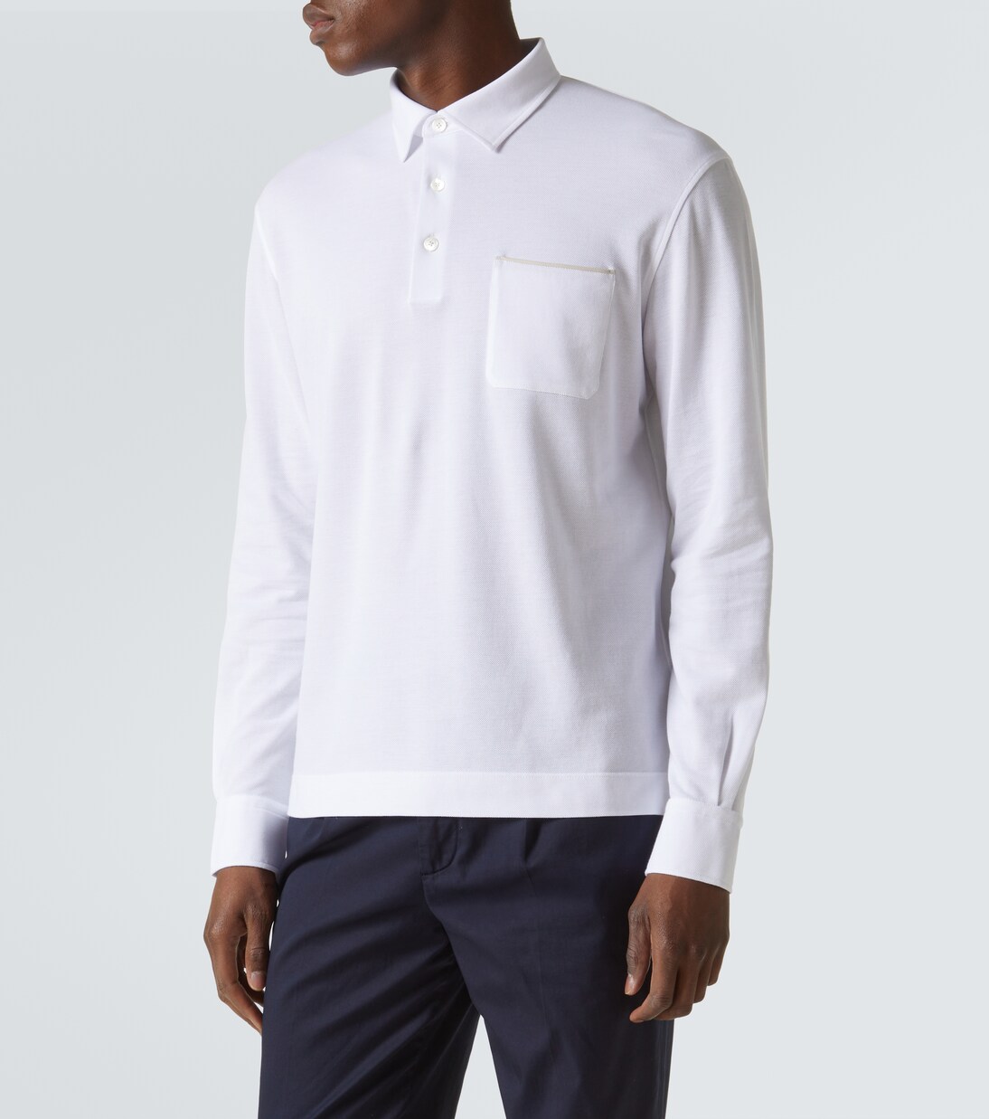 Polo de algodón con logo | Zegna