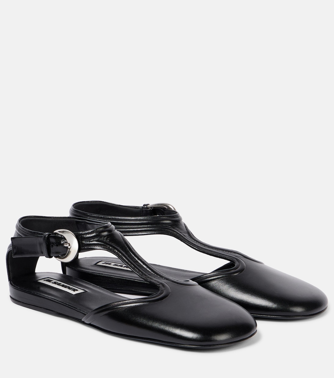 Leather Mary Jane flats | Jil Sander