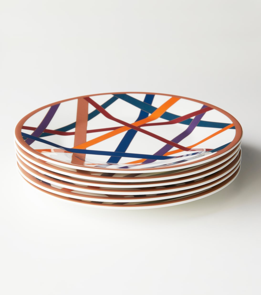 Nastri set of 6 dessert plates | Missoni
