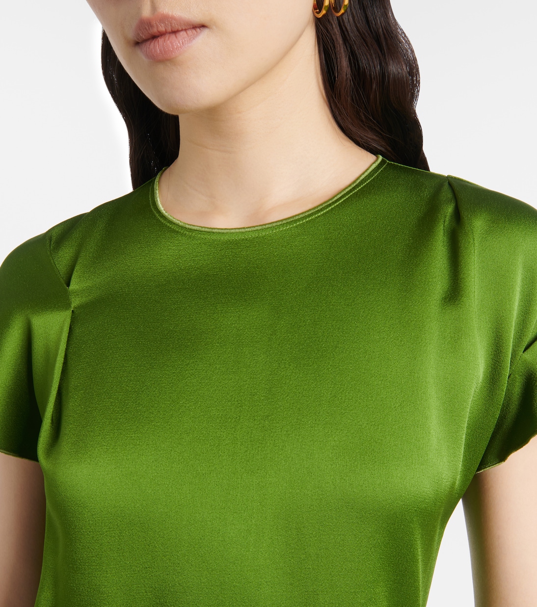 Top aus Satin | Victoria Beckham