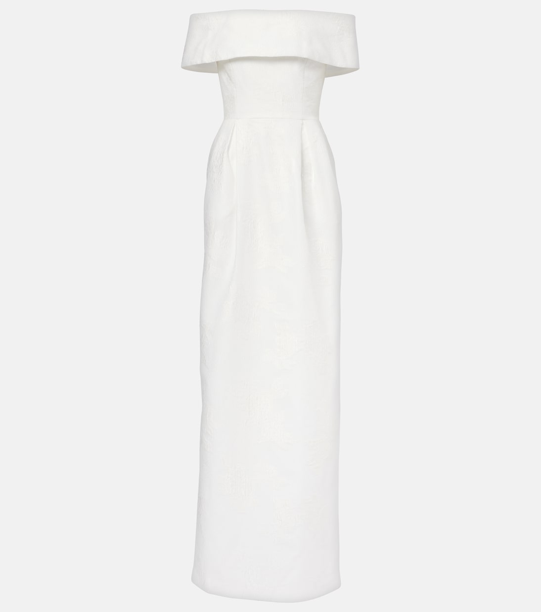 Antoinette off-shoulder jacquard maxi dress | Rebecca Vallance