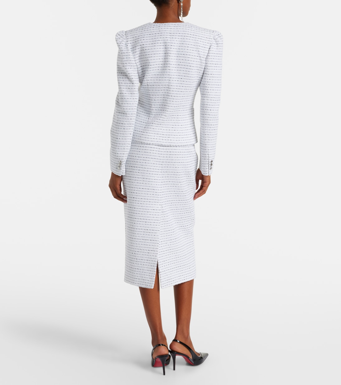 Striped tweed jacket | Alessandra Rich