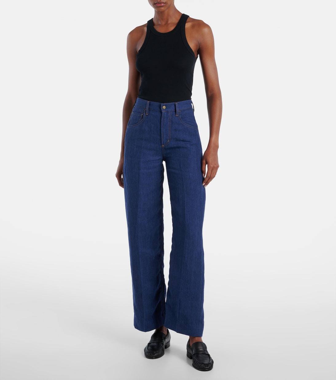 X Argent Mid-Rise Wide-Leg Jeans Ayla | Citizens of Humanity