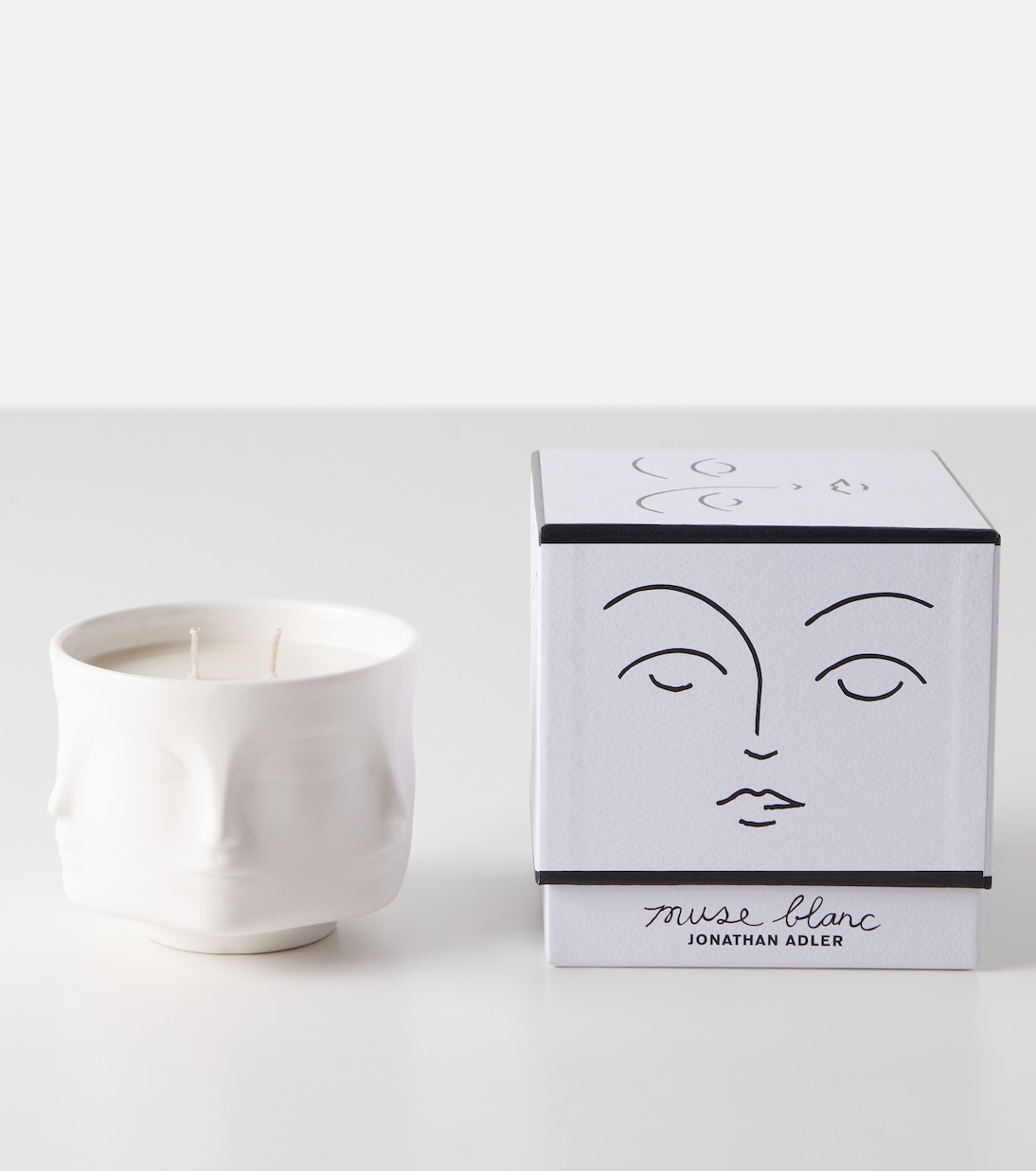 Muse Blanc porcelain scented candle | Jonathan Adler
