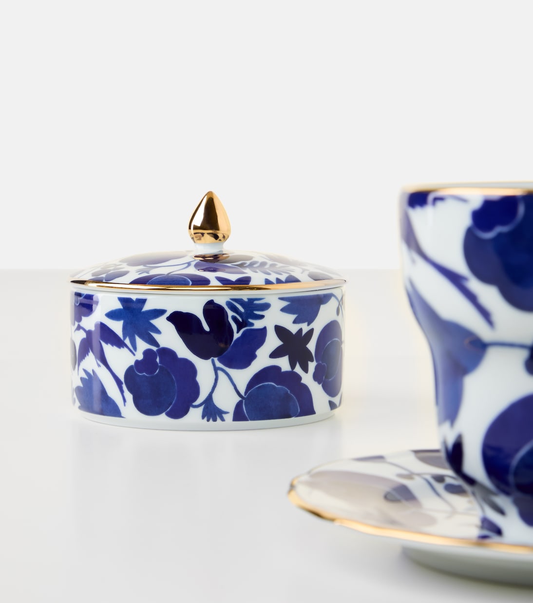 Récipient Wildbird Blu en porcelaine | La DoubleJ