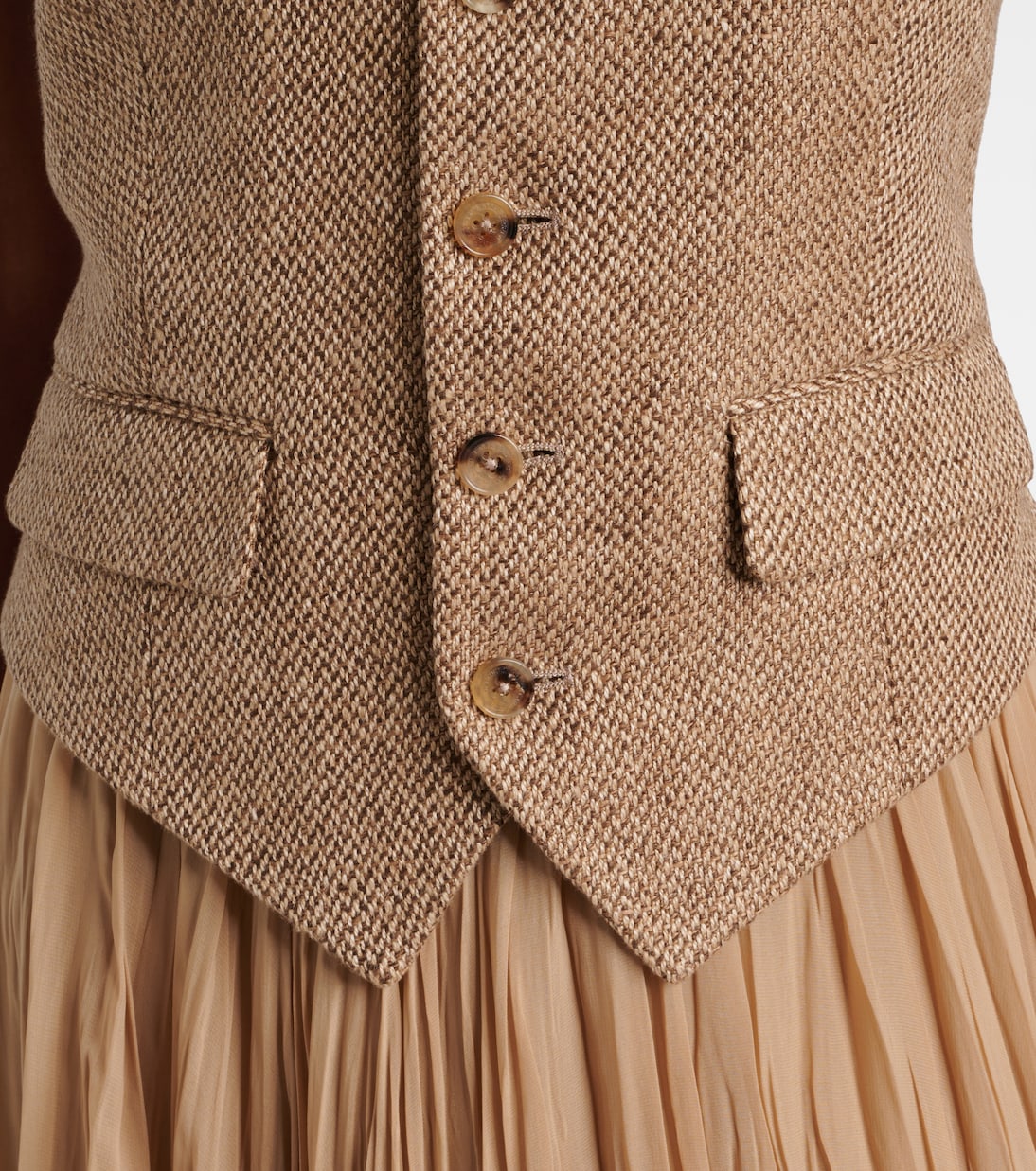 Weste Holland aus Leinen-Tweed | Ralph Lauren Collection