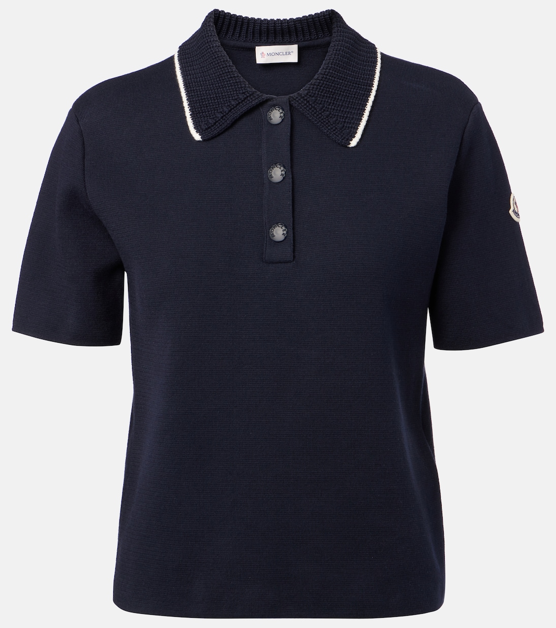 Logo cotton polo shirt | Moncler