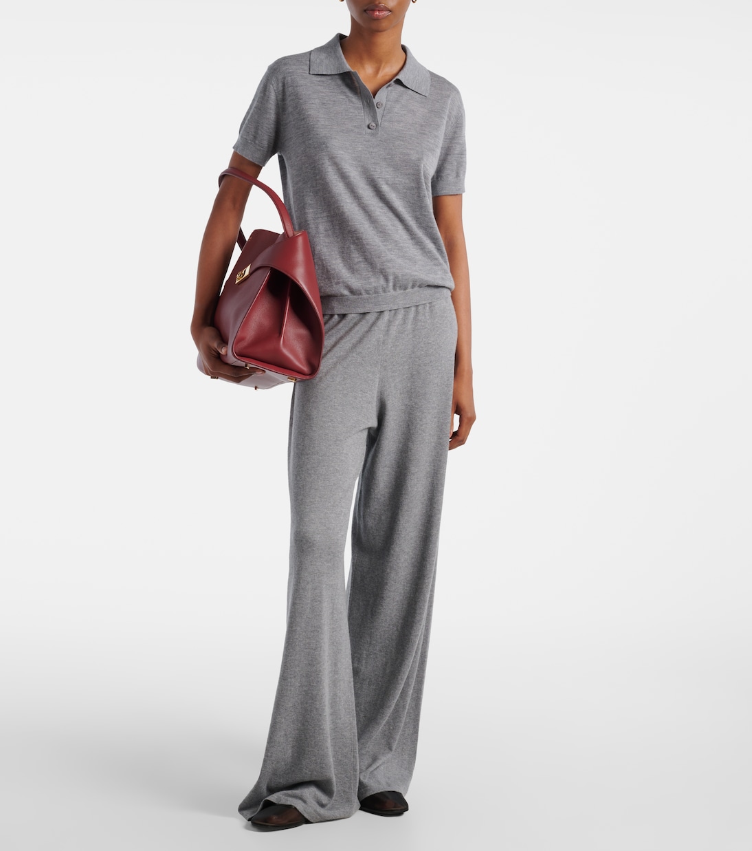 Polohemd Nai aus Kaschmir gestrickt | Lisa Yang