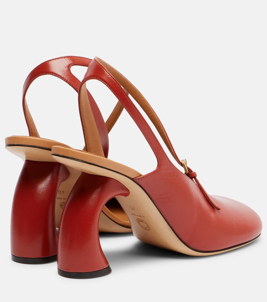 Escarpins slingback 95 en cuir | Dries Van Noten